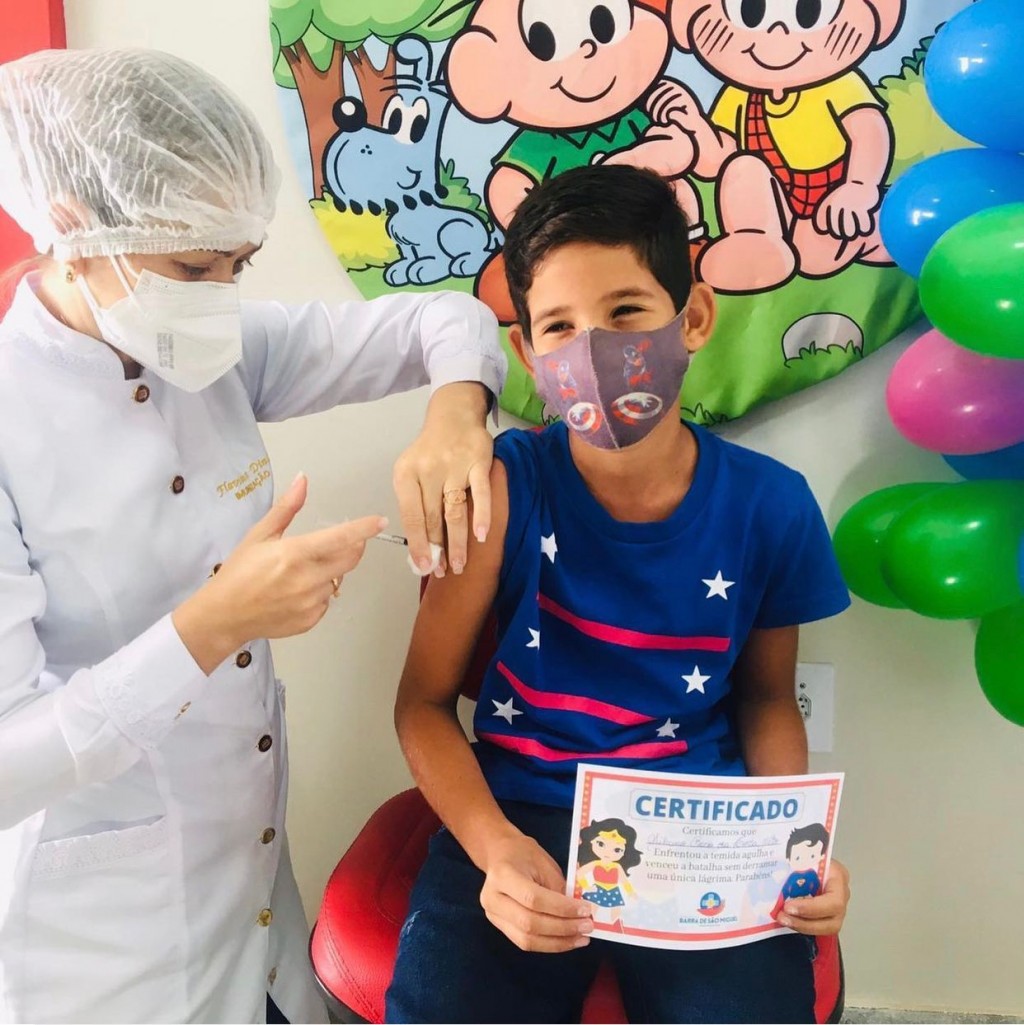 Barra de São Miguel inicia Vacinação Pediátrica contra a Covid-19